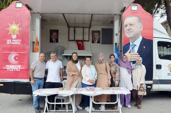 Silivri Ak Parti Teşkilatı Kavaklı’da Ak Nokta kurdu