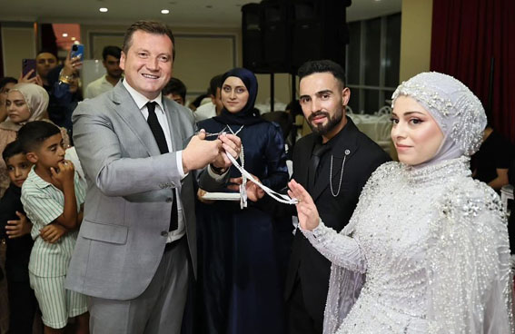 Silivri Belediye Başkanı Balcıoğlu, hemşehrilerinin mutlu günlerinde yanlarında