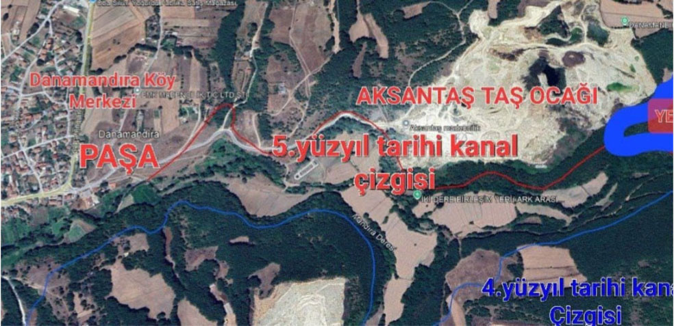 Danamandıra’nın 1600 yıllık su hattı ve ekolojik mirası taş ocağı tehdidi altında