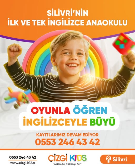 Silivri’nin İngilizce Anaokulu kayıtlarını sürdürüyor
