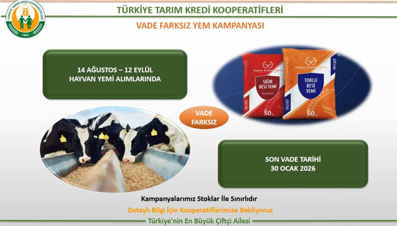 Silivri Tarım Kredi’den Üreticiye Vade Farksız Yem Kampanyası