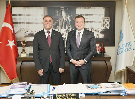 Silivri Belediye Başkanı Balcıoğlu, İBB Başkan Vekili Nuri Aslan’ı ağırladı