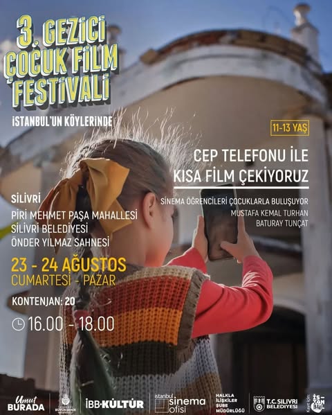 Gezici Çocuk Film Festivali çocuklarla üniversite öğrencilerini buluşturuyor