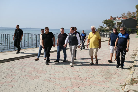 Silivri Belediye Başkanı Balcıoğlu, Gümüşyaka’daki Gece Pazarı ve Sosyal Tesis çalışmalarını inceledi