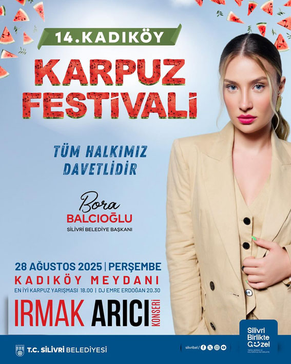 Silivri 14. Kadıköy Karpuz Festivaline geri sayım başladı