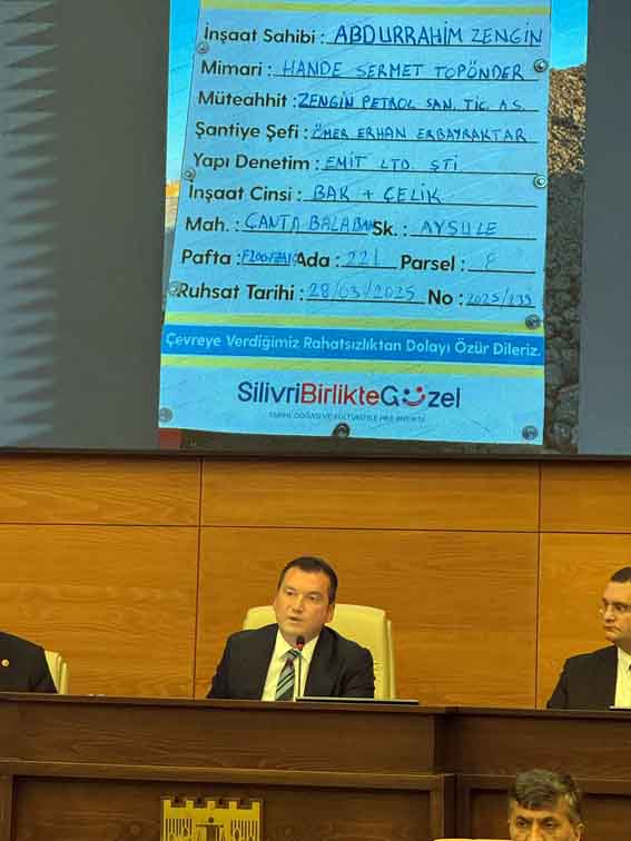 Silivri Belediye Meclisi gündeminde Çimento Tesisi Tabelası
