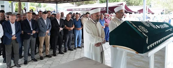 Vali Gül, merhum Asım Ala’nın cenaze törenine katıldı