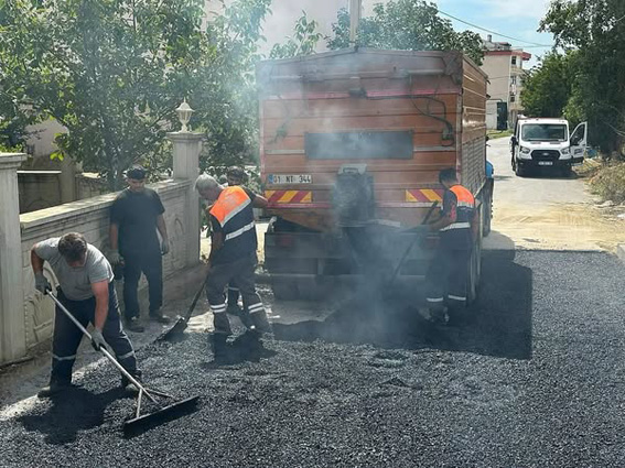 Silivri Belediyesi ekiplerinden saha çalışmaları