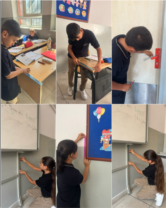 Matematik Dersi Sınıfta Uygulamalı etkinlikle renklendi