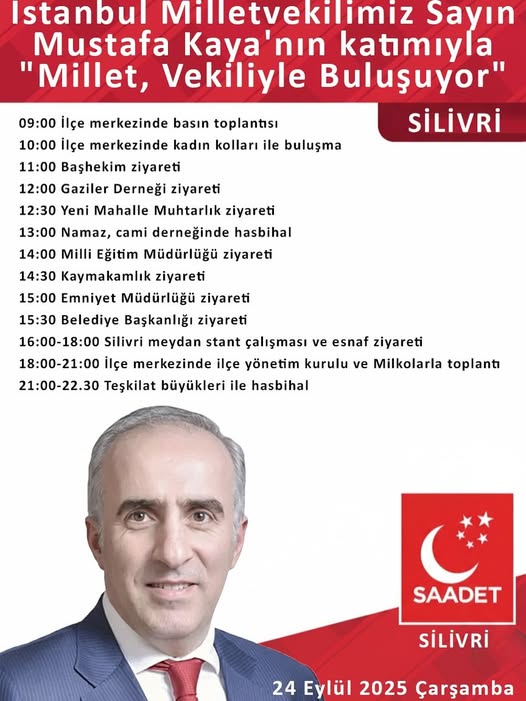 Silivri'de “Millet, Vekiliyle Buluşuyor” Etkinliği