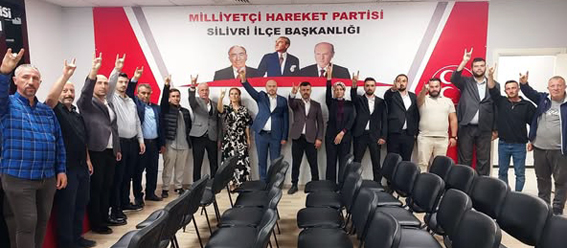 Silivri Ülkü Ocakları’ndan MHP İlçe Başkanlığına ziyaret