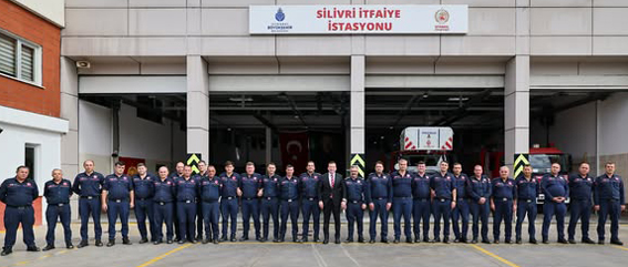Silivri Belediye Başkanı Balcıoğlu’ndan İtfaiye Teşkilatı’na kutlama ve ziyaret