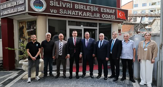 Silivri Belediye Başkanı Balcıoğlu’ndan Esnaf Odası’na ziyaret