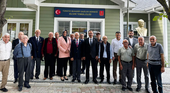 Türkiye Yüzyılı Buluşmaları’nda Silivri’de Gaziler ve Muhtarla buluşma