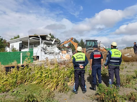 Silivri Değirmenköy’de kaçak yapılaşmaya geçit yok