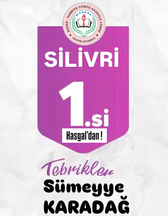 Silivri HASGAL öğrencisi Sümeyye Karadağ’dan Cumhuriyet Temalı Kompozisyonda İlçe Birinciliği