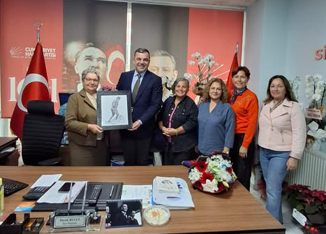 Silivri ÇYDD’den İlçe Başkanı Doruk Bulut’a hayırlı olsun ziyareti