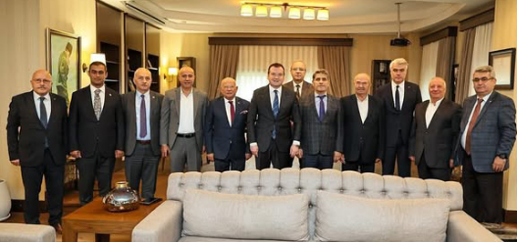 Silivri Belediye Başkanı Balcıoğlu, 15. Bölge Esnaf Ve Sanatkarlar Birliği Yönetimini kabul etti