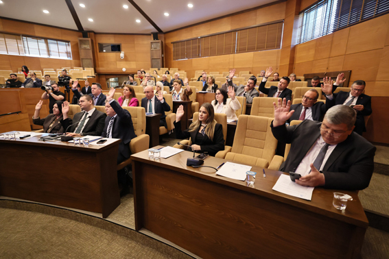 Silivri Belediye Meclisi’nden Filistin’e ortak destek