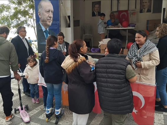 Silivri sahilinde AK Nokta çalışması