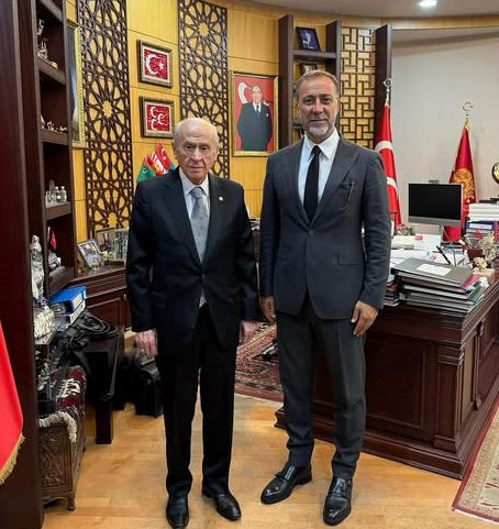 Silivri geçmiş dönem Belediye Başkanı Volkan Yılmaz’dan MHP Lideri Devlet Bahçeli’ye ziyaret