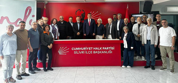 Silivri Demokrasi Platformu ve Çevre Derneği’nden Bulut’a hayırlı olsun ziyareti