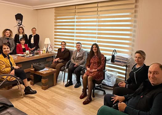 Silivri Kent Konseyi’nden Sena Aykanat’a hayırlı olsun ziyareti