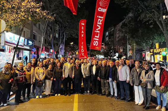 Silivri CHP Örgütü, özgürlük ve adalet için meydandaydı