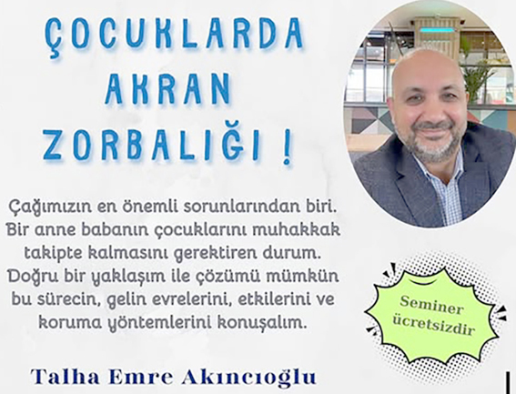 Çocuklarda Akran Zorbalığı Semineri