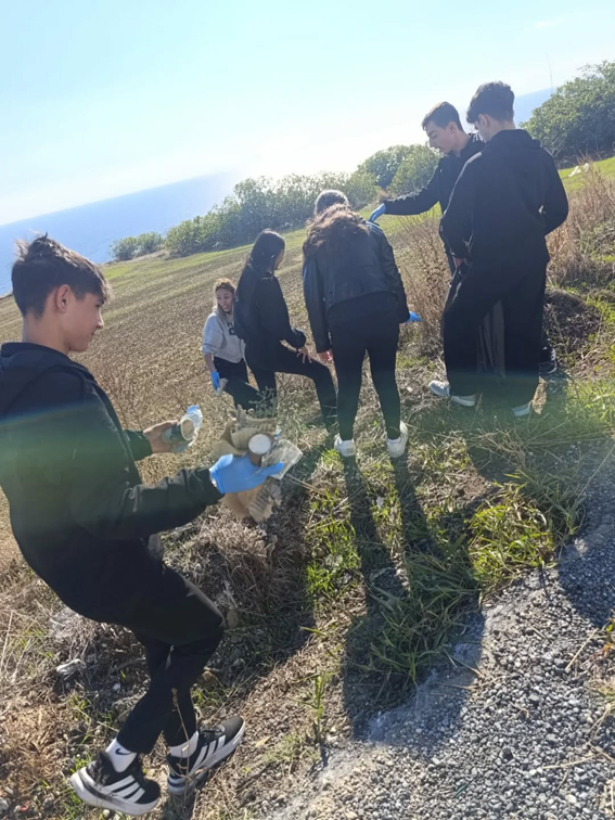 Silivri Necip Sarıbekir MTAL Öğrencilerinden anlamlı temizlik etkinliği