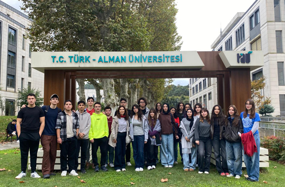 Silivri Prof. Dr. Fuat Sezgin Fen Lisesi’nden Türk-Alman Üniversitesi Gezisi