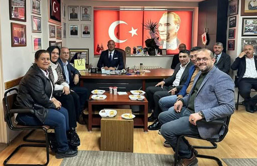 Silivri AK Parti Teşkilatından Muhtarlar Derneğine ziyaret