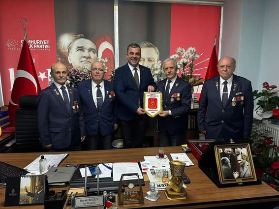 Silivri CHP İlçe Başkanı Bulut, gazileri ağırladı