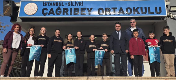 Silivri Çağrıbey Ortaokulu’nda “Ben Temiz Sınıfım Temiz” birincileri ödüllendirildi