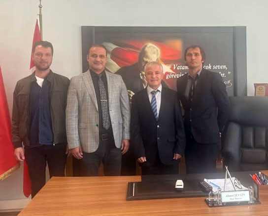 Silivri Necip Sarıbekir MTAL’den Ahmet Sevgin’e hayırlı olsun ziyareti