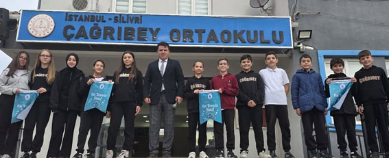 Silivri Çağrıbey Ortaokulu’nda “Ben Temiz Sınıfım Temiz” birincileri ödüllendirildi