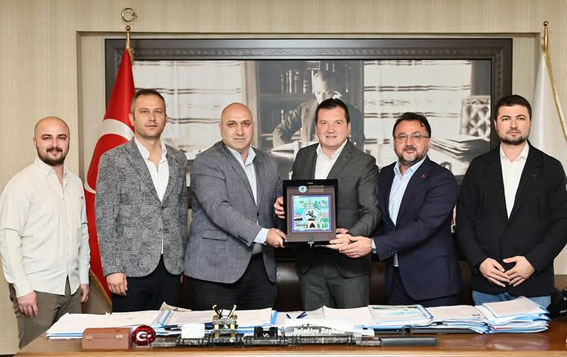 Silivri Belediye Başkanı Bora Balcıoğlu Samsunluları ağırladı