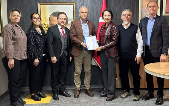 Silivri Kent Konseyinden AK Parti İlçe Başkanlığına ziyaret