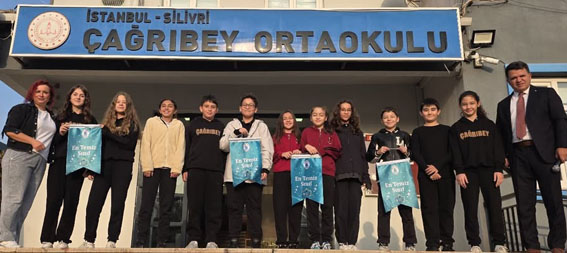 Silivri Çağrıbey Ortaokulu’nda örnek uygulama sürüyor