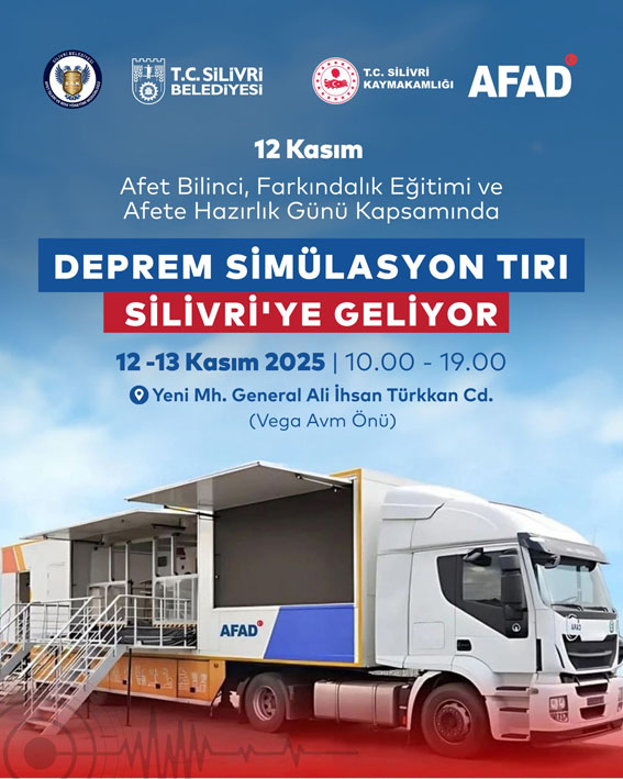Deprem Simülasyon Tırı Silivri’de