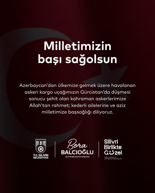 Silivri Belediye Başkanı Balcıoğlu’ndan şehitler için başsağlığı mesajı