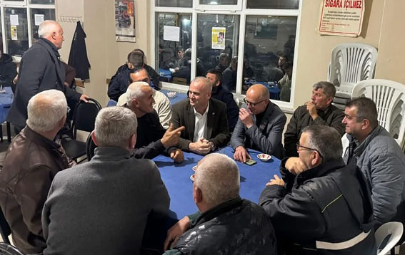 Sami Barlas’tan Danamandıra’da saha çalışması ve SMA Hastası Çınar Bebeğe destek