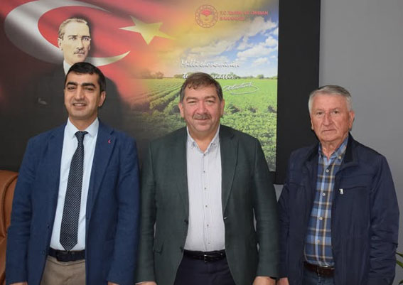 Silivri Başhekimi Mehmet Akif Seylan’dan İlçe Tarım Müdürü Serkan Güneş’e ziyaret