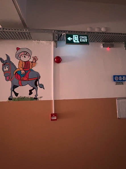 Silivri Çağrıbey Ortaokulu’nda Yangın Alarm Sistemi kuruldu