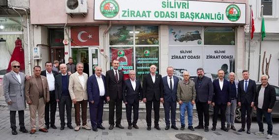 Şemsi Bayraktar Silivri Ziraat Odası’nda: Üreticilerin sorunları masaya yatırıldı