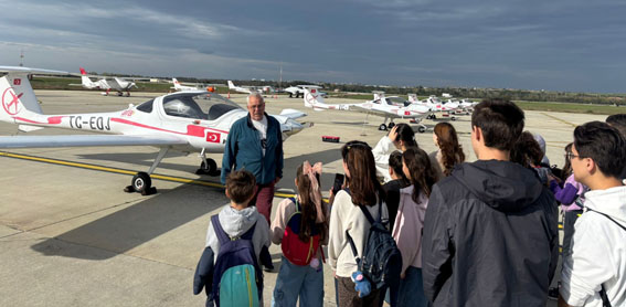 Silivri BİLSEM Havacılık Kulübü’nden Çorlu Atatürk Havalimanı’na Teknik Gezi