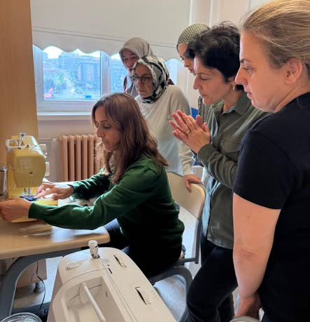 Silivri Giyim Üretimi Kursuna yoğun ilgi