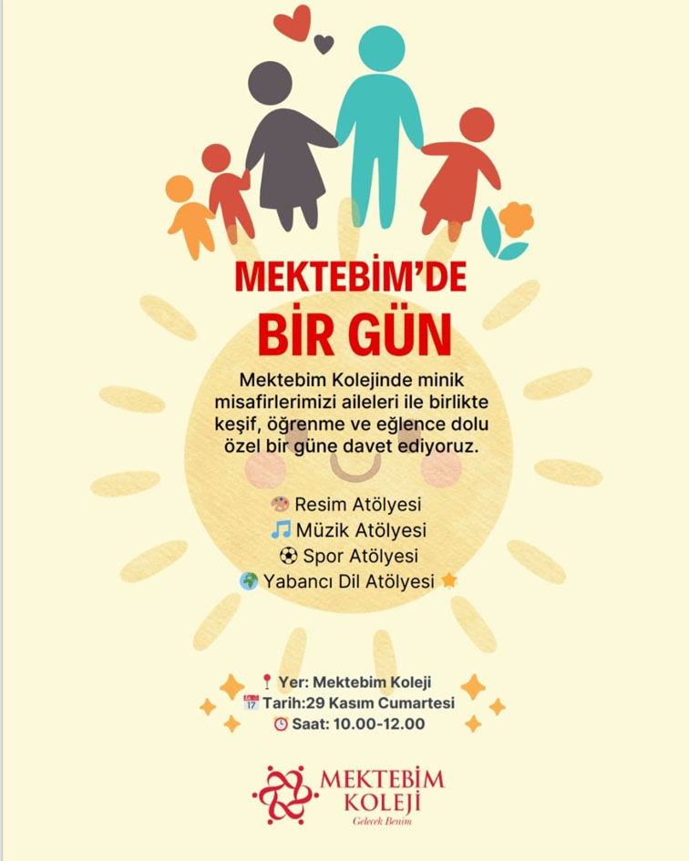 Silivri Mektebim Koleji’nden aile–çocuk buluşması: “Mektebim’de bir gün”
