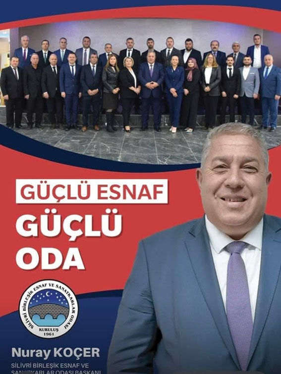 Silivri Birleşik Esnaf ve Sanatkârlar Odası Başkanı Koçer, 4. dönem için adaylığını açıkladı