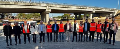 Silivri AK Parti İlçe Başkanlığı’ndan Otogar Kavşağı Projesine yerinde inceleme